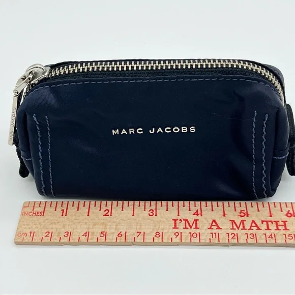 MARC JACOBS Navy Blue Nylon Cosmetic Case PouchNWOT